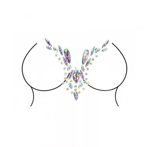 Le Desir Dazzling Deep-V Cleavage Bling Sticker