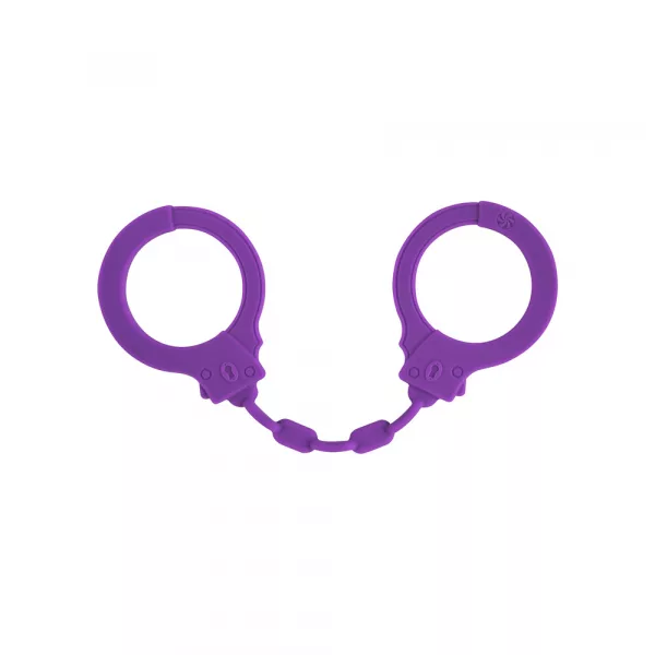 Lola Party Hard Suppression Silicone Handcuffs Purple