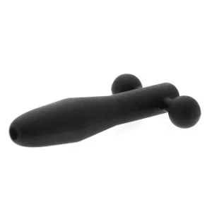 Master Series The Hallows Silicone Cum-Thru Barbell Penis Plug