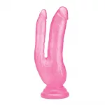 Me You Us Ultra Cock Double Dildo 8 Inch Pink