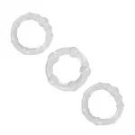 NS Novelties Renegade Intensity Rings Cock Rings Clear