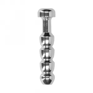 Ouch Urethral Sounding Stainless Steel Ridged Plug