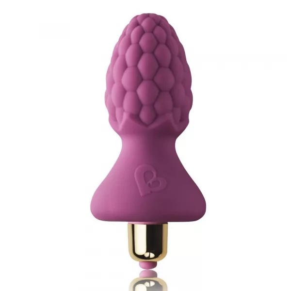 Rocks Off 7 Speed Ass-Berries Raspberry Butt Plug