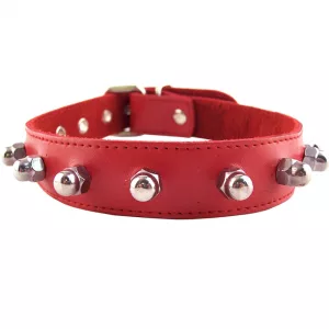 Rouge Garments Red Nut Collar