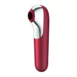 Satisfyer App Enabled Dual Love Clitoral Massager Red