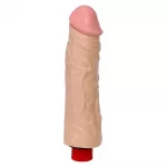 The Naturals Heavy Veined 8 Inch Vibrating Dong Thick