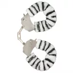 ToyJoy Furry Fun Wrist Cuffs Zebra