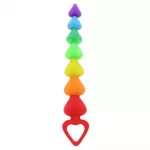 ToyJoy Rainbow Heart Anal Beads