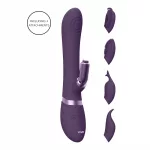 Vive Etsu Interchangeable Rabbit Vibrator Purple